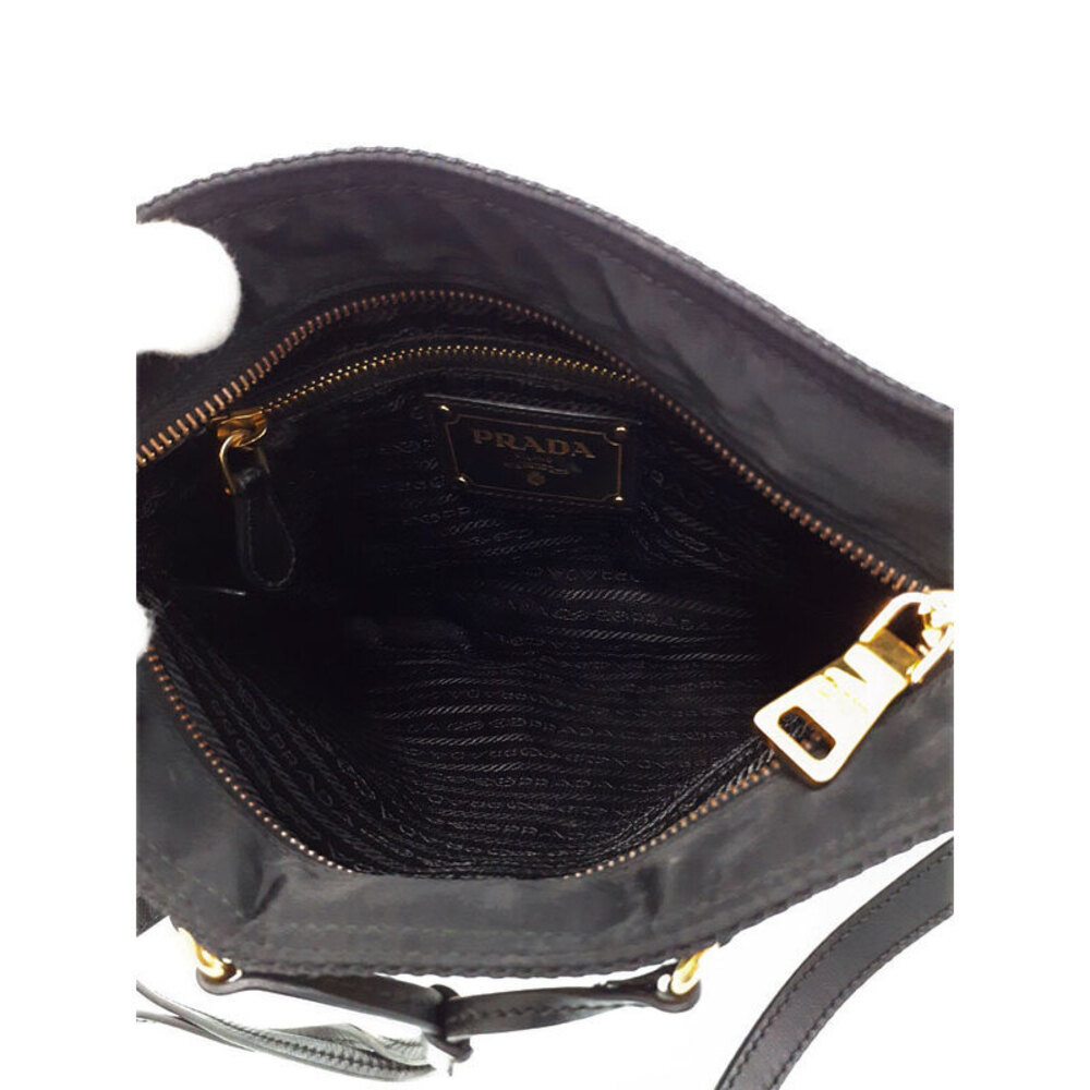 PRADA Logo Jacquard Shoulder Bag - Picture 3 of 9